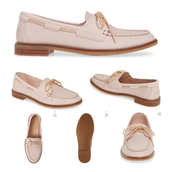 Sperry Shoes - NWOT Sperry Seaport Loafer Blush Saffiano Leather
